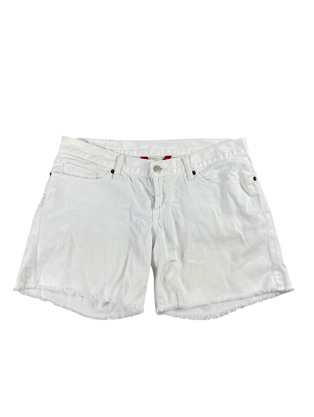 Lucky Brand White Denim Shorts Women's 6 / 28 ( 34W x 6" inseam )